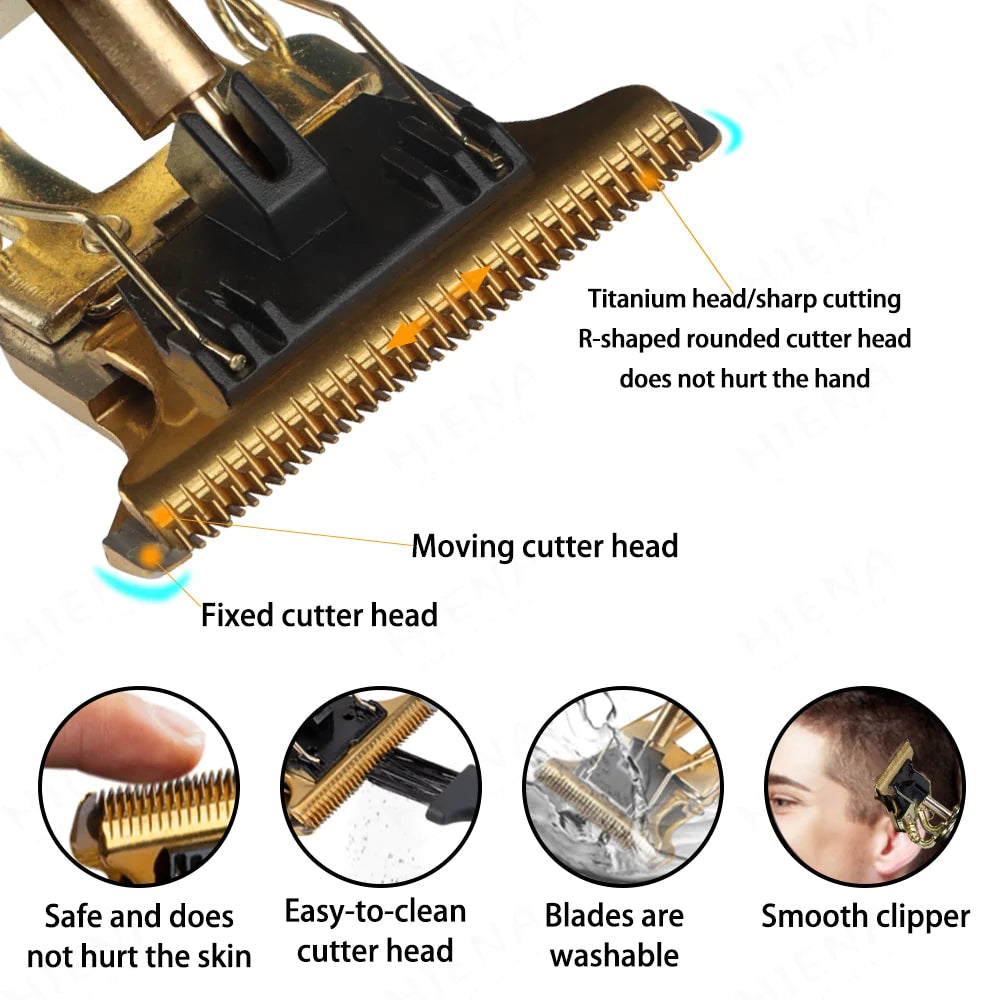 T9 USB Electric Hair Cutting Machine Rechargeable New Hair Clipper Man Shaver Trimmer for Men Barber Professional Beard Trimmer