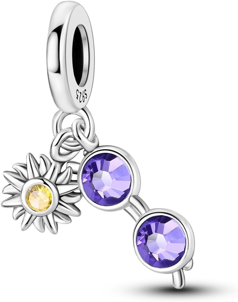 MULA 925 Sterling Silber Charms für Armbänder und Halsketten – Elegante, kompatible Anhänger für Frauen