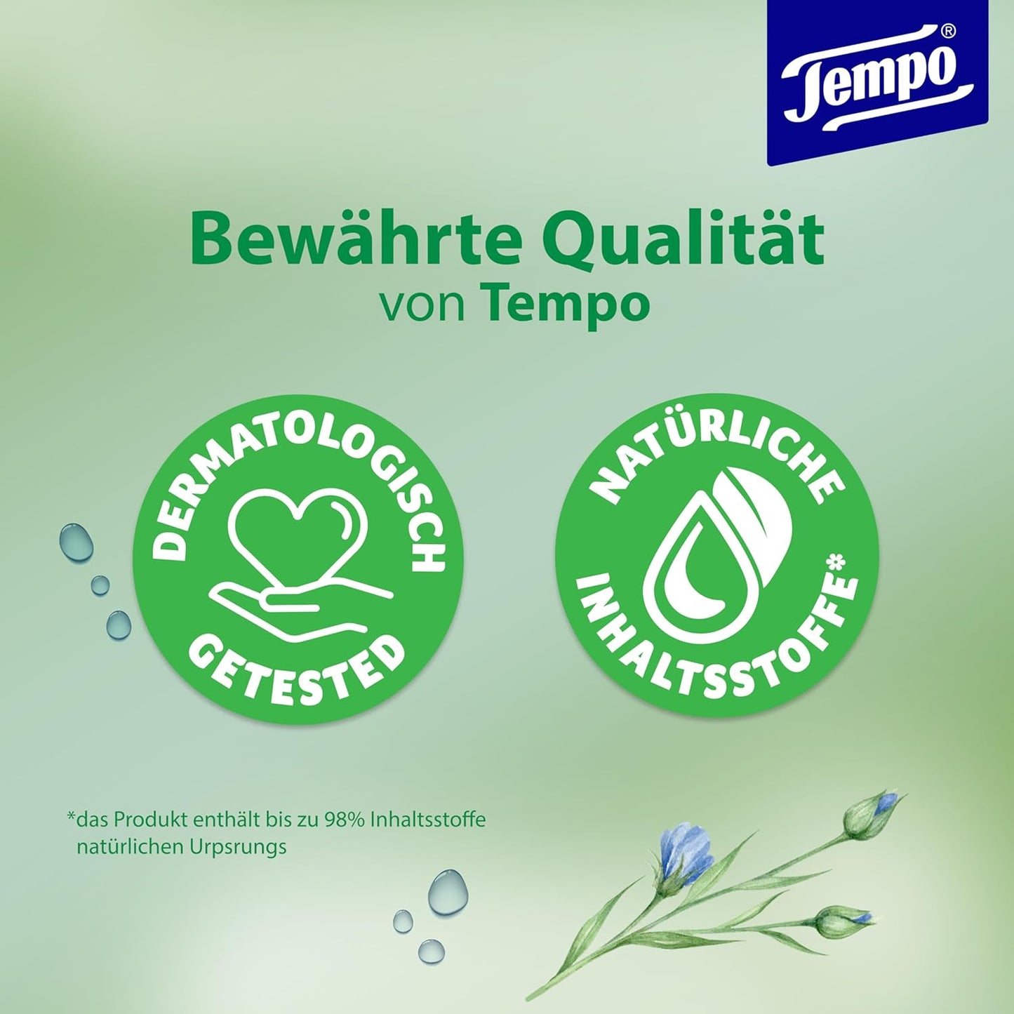 Tempo Feuchte Toilettentücher ''Sanft & Sensitiv'' - Megapack - 16 Packungen Mit Je 42 Tüchern - Duo Packs - Natürliche Aloe Vera - Toilettenpapier, Dermatologisch Getestet, Ph-Hautneutral