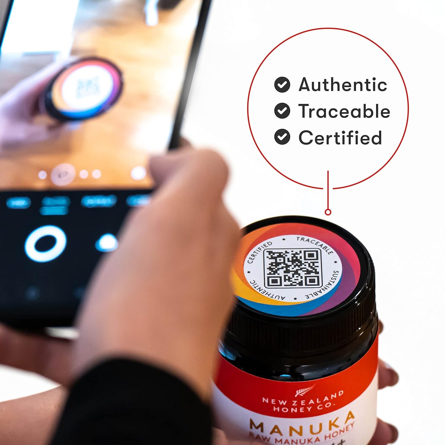. Manuka Honig MGO 514+ / UMF 15+ | Aktiv Und Roh | Hergestellt in Neuseeland | Zertifiziertem Methylglyoxal Gehalt | 250G
