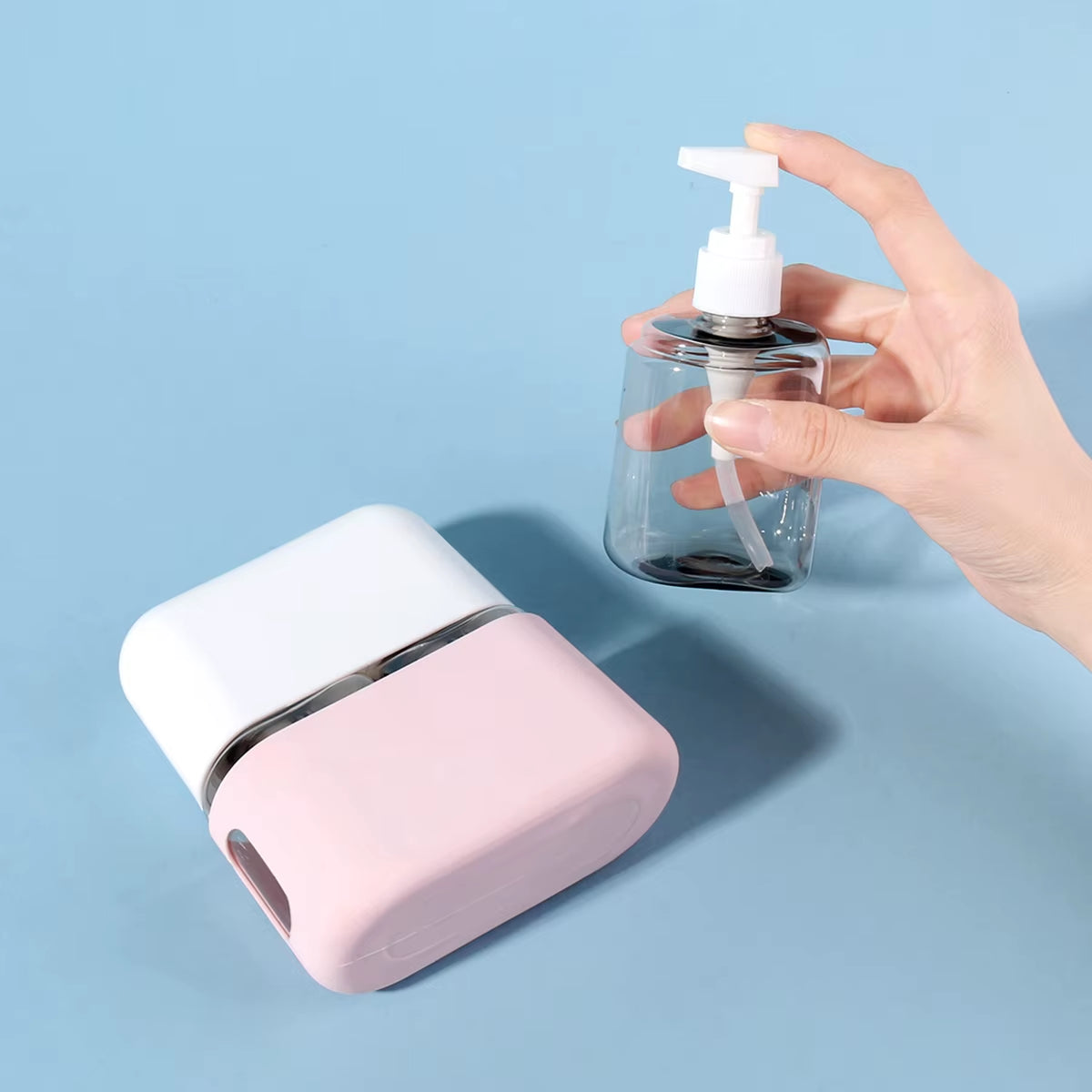 2 in 1 100Ml Travel Bottle Set Combination Shampoo Shower Gel Hand Wash Lotion Split Empty Bottle Travel Kit Accessories