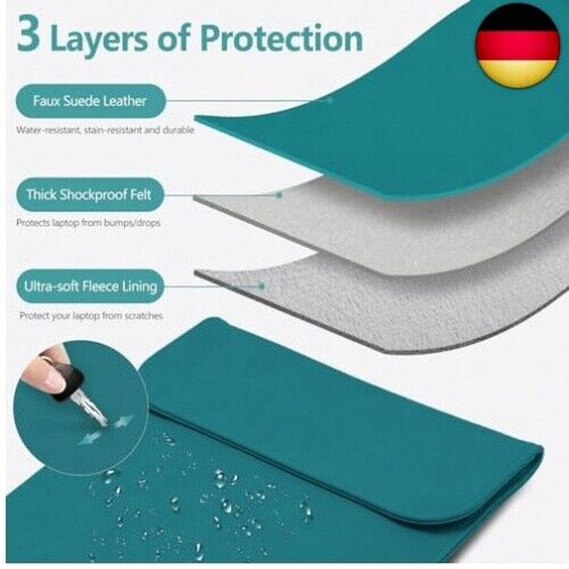HYZUO 13 Zoll Laptop Hülle Tasche Laptophülle Kompatibel Mit Macbook Air 13,6 M