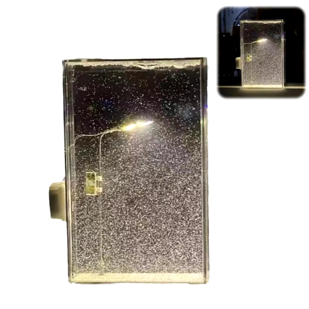 Magic Snowy Landscape Night Lights Small Street Light Snowy Night DIY Christmas Lights Christmas Desktop Decor Handmade