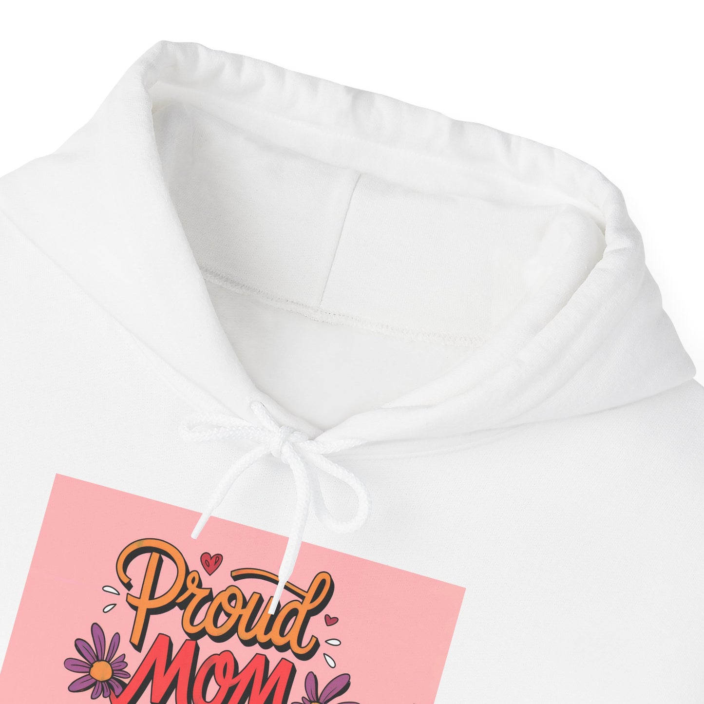 Proud Mom of a Wonderful Daughter Hoodie | Mother Daughter Love | Floral Mom Gift | Mothers Day Tee | Pink Flower Design | hoodie