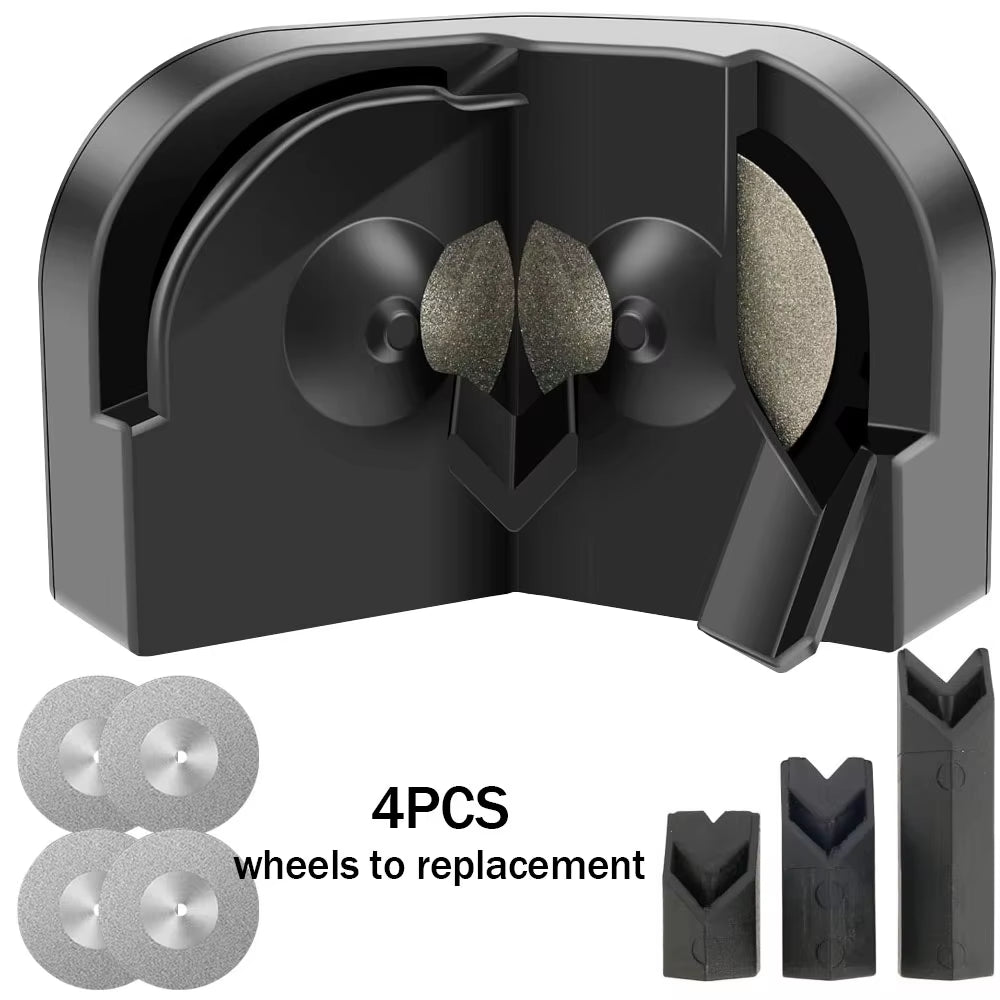 Multipurpose Drill Bit Grinding Sharpener ,Electric Impact Drill Knife Sharpener ,Disposable Double-Sided Polishing