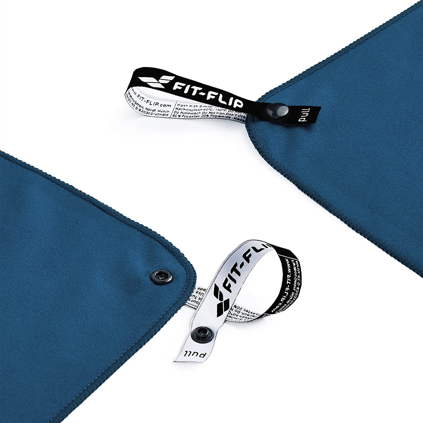 Fit-Flip Mikrofaser Handtuch - Kompakte Microfaser Handtücher - Ideal Als Sporthandtuch, Reisehandtuch, Strandtuch - Schnelltrocknend Und Leicht - Badetuch Groß - Sport, Fitness, Sauna