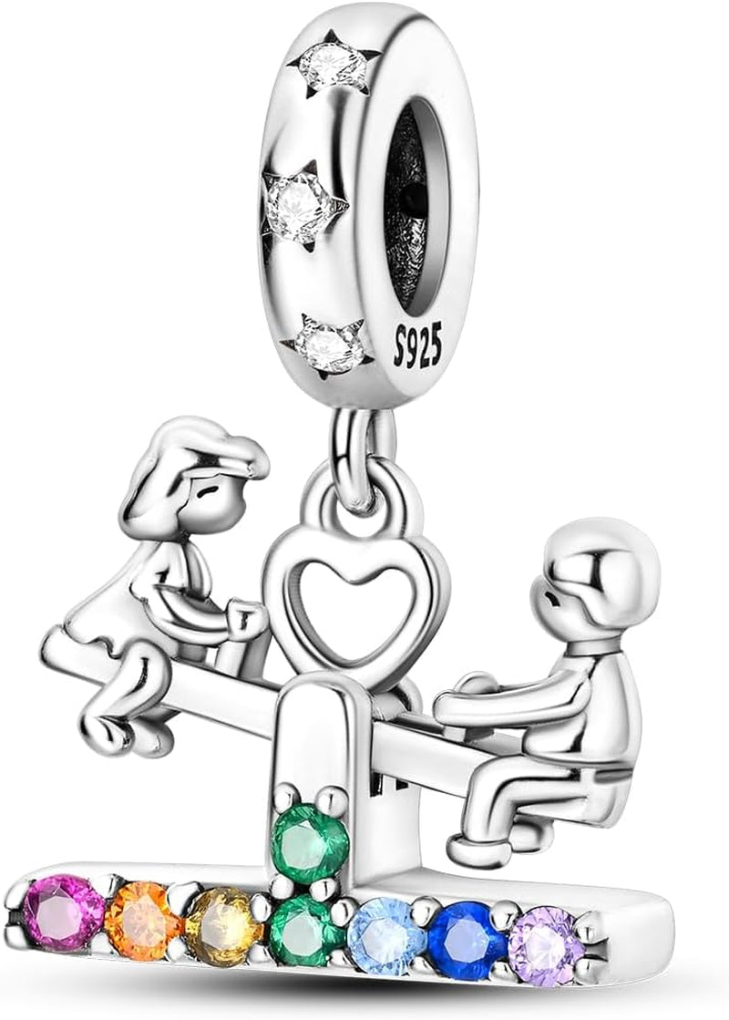 MULA 925 Silber Charms Anhänger – Ideal für Europäische Armbänder & Halsketten für Frauen