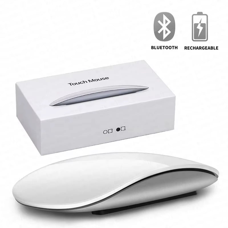 For Apple Wireless Bluetooth Rechargeable Silent Multi Arc Touch Mice Ultra-Thin Magic Mouse for Macbook Pro Air Mini Laptop PC
