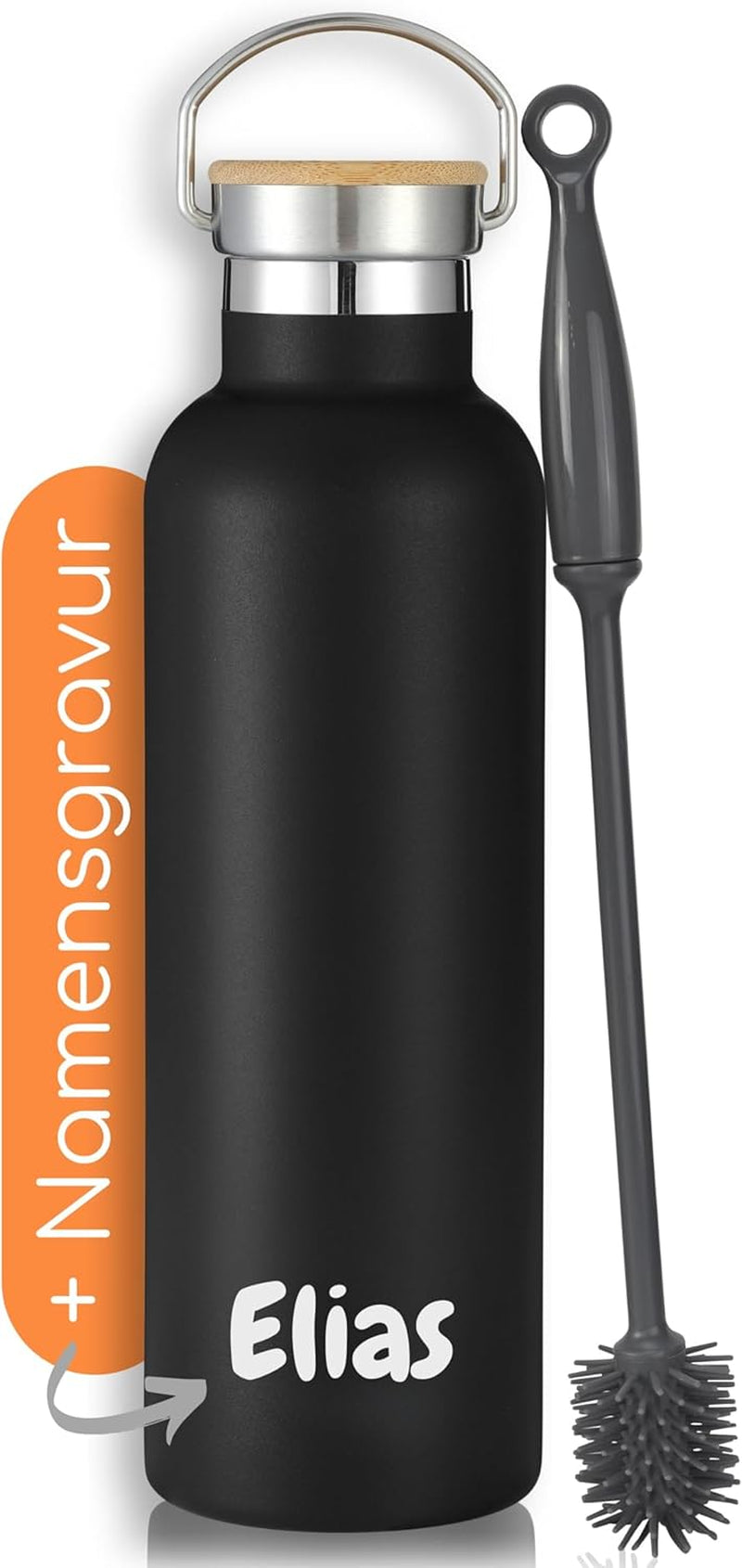 Personalisierte Milu® Trinkflasche mit Gravur - Das perfekte Geschenk für jeden Anlass! (500ml)