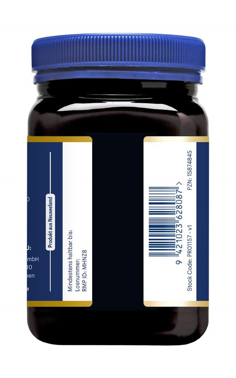 Manuka Health - Manuka Honig MGO 250+ (500 G) - 100% Pur Aus Neuseeland Mit Zertifiziertem Methylglyoxal Gehalt
