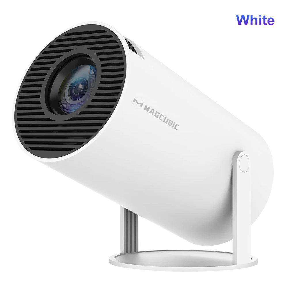 Magcubic Projector Android 11 4K 1280*720P HY300 Dual Wifi 260ANSI 180°flexibele BT5.0 Cinema Outdoor Draagbare Projector HY300 Pro