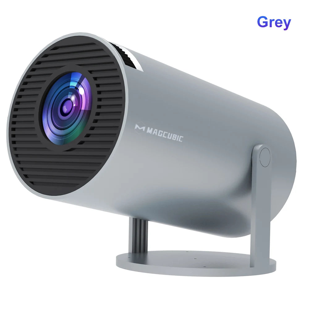 Magcubic Projector Android 11 4K 1280*720P HY300 Dual Wifi 260ANSI 180°flexibele BT5.0 Cinema Outdoor Draagbare Projector HY300 Pro