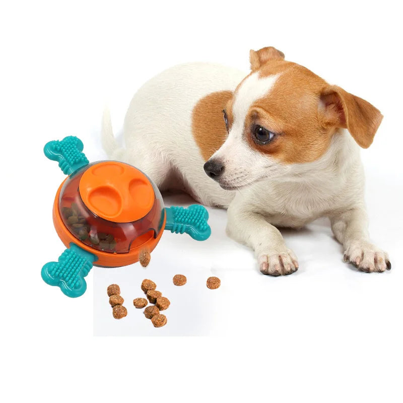 Pet supplies: UFO shaped tumbler, leakage ball, cat dog automatic feeder, dog puzzle and boredom relief tool, dog grinding toy