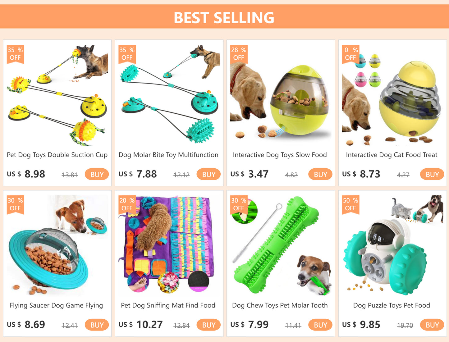 Interactive Dog Toys Slow Food Ball Food Dispenser IQ Treat Ball Smarter Pet Toys For Dogs Playing Training Balls Pet Supplies