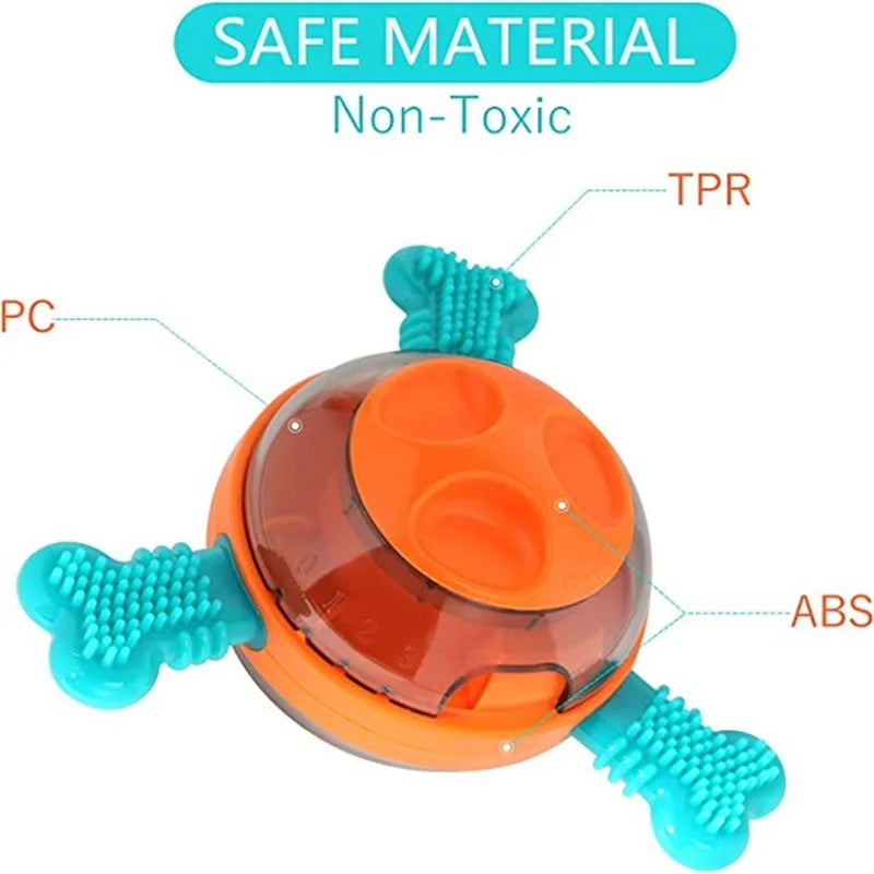 Pet supplies: UFO shaped tumbler, leakage ball, cat dog automatic feeder, dog puzzle and boredom relief tool, dog grinding toy