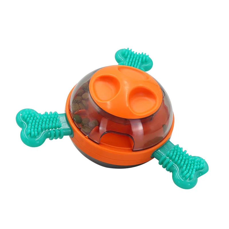Pet supplies: UFO shaped tumbler, leakage ball, cat dog automatic feeder, dog puzzle and boredom relief tool, dog grinding toy