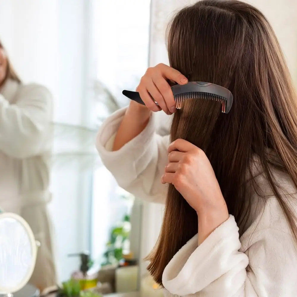 Roosverwijderende Hoofdhuid Haar Kammen Haarverzorging Kam Zelfreinigende Antistatische Massageborstels Kappers Styling Gereedschap