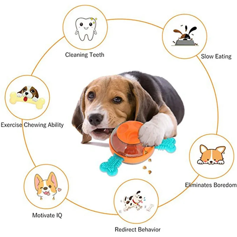 Pet supplies: UFO shaped tumbler, leakage ball, cat dog automatic feeder, dog puzzle and boredom relief tool, dog grinding toy
