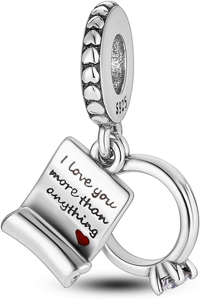 MULA 925 Silber Charms Anhänger für Armbänder und Halsketten – Kompatibel mit Europäischen Designs für Frauen