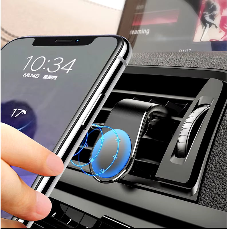 Magnetic Car Phone Holder Air Vent Clip Mount Rotation Cellphone GPS Support for Xiaomi Red Mi Huawei Samsung Phone Stand in Car