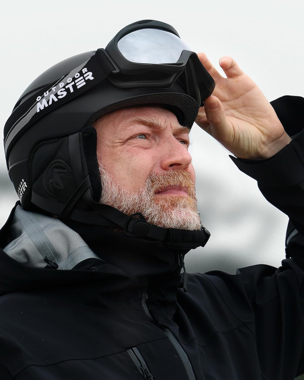 Outdoormaster Skihelm-Set: Premium Snowboard-Helm mit Brille für Erwachsene - 12 Belüftungsöffnungen für optimalen Komfort - Ideal für Männer, Frauen und Jugendliche