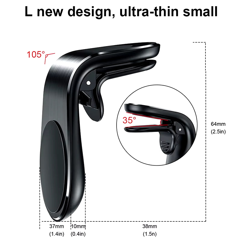 Magnetic Car Phone Holder Air Vent Clip Mount Rotation Cellphone GPS Support for Xiaomi Red Mi Huawei Samsung Phone Stand in Car