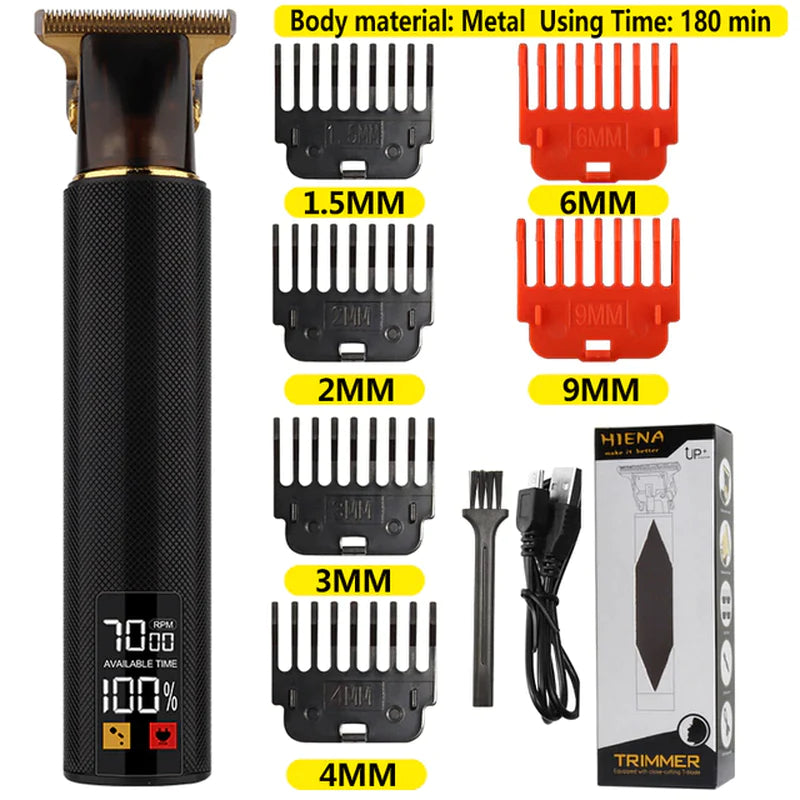 T9 USB Electric Hair Cutting Machine Rechargeable New Hair Clipper Man Shaver Trimmer for Men Barber Professional Beard Trimmer