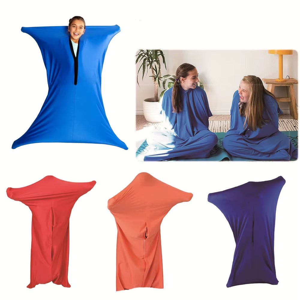 Ultimate Comfort Stress-Relief Sensory Sock Wrap - Stretchy & Breathable Fun for Kids!