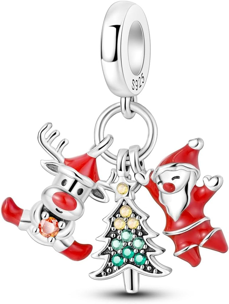 MULA 925 Sterling Silber Charms - Perfekt für Europäische Armbänder & Halsketten für Frauen