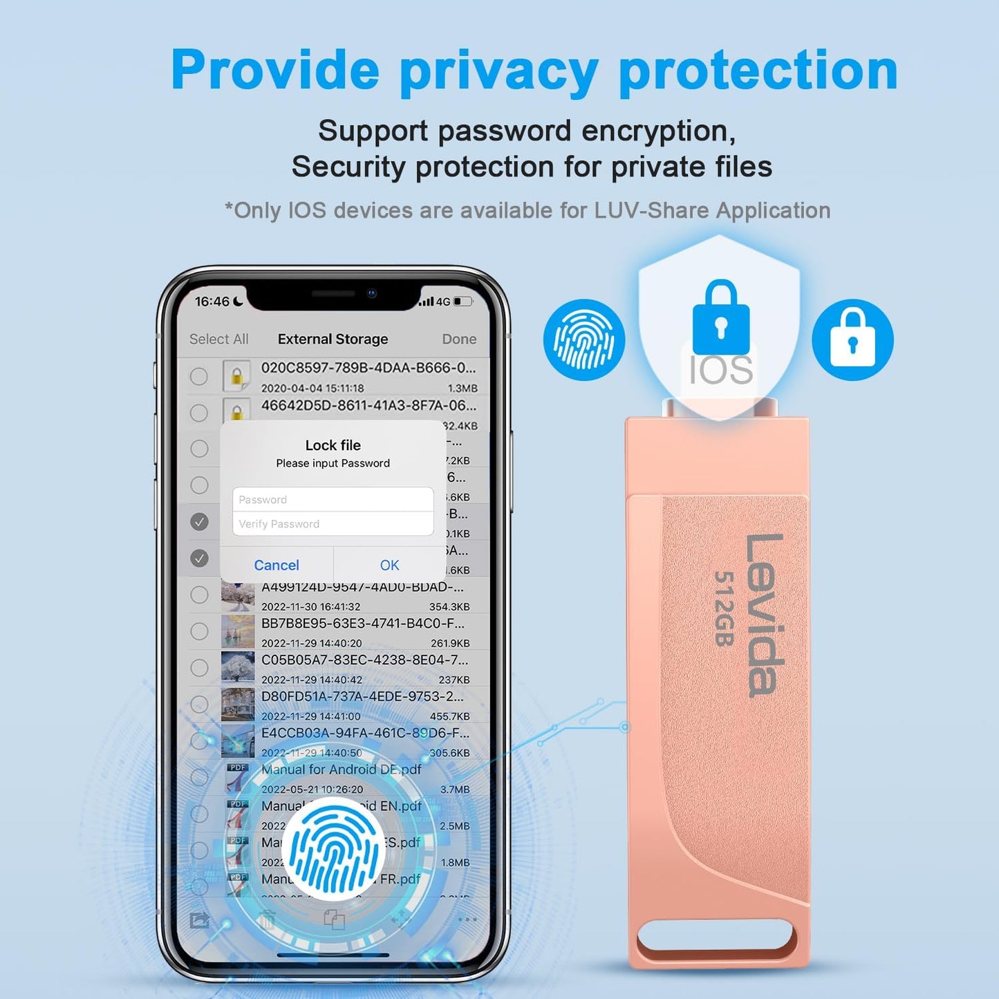 256GB 4-in-1 USB Stick - Ultimate Photo Backup for iOS, Android, and PC - Fast 3.0 Flash Drive in Sleek Silver