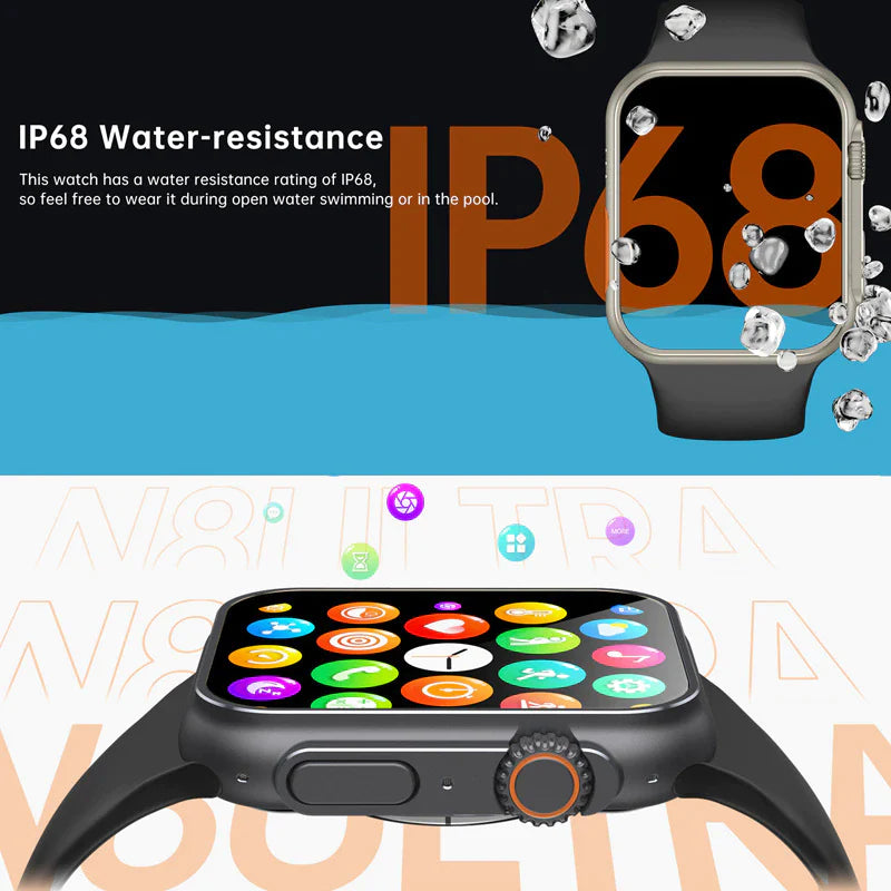 49Mm Ultra Series 8 NFC Smart Watch Bluetooth Call Waterproof Wireless Charging 2.02 Inch HD Sports Smartwatch for Men Women