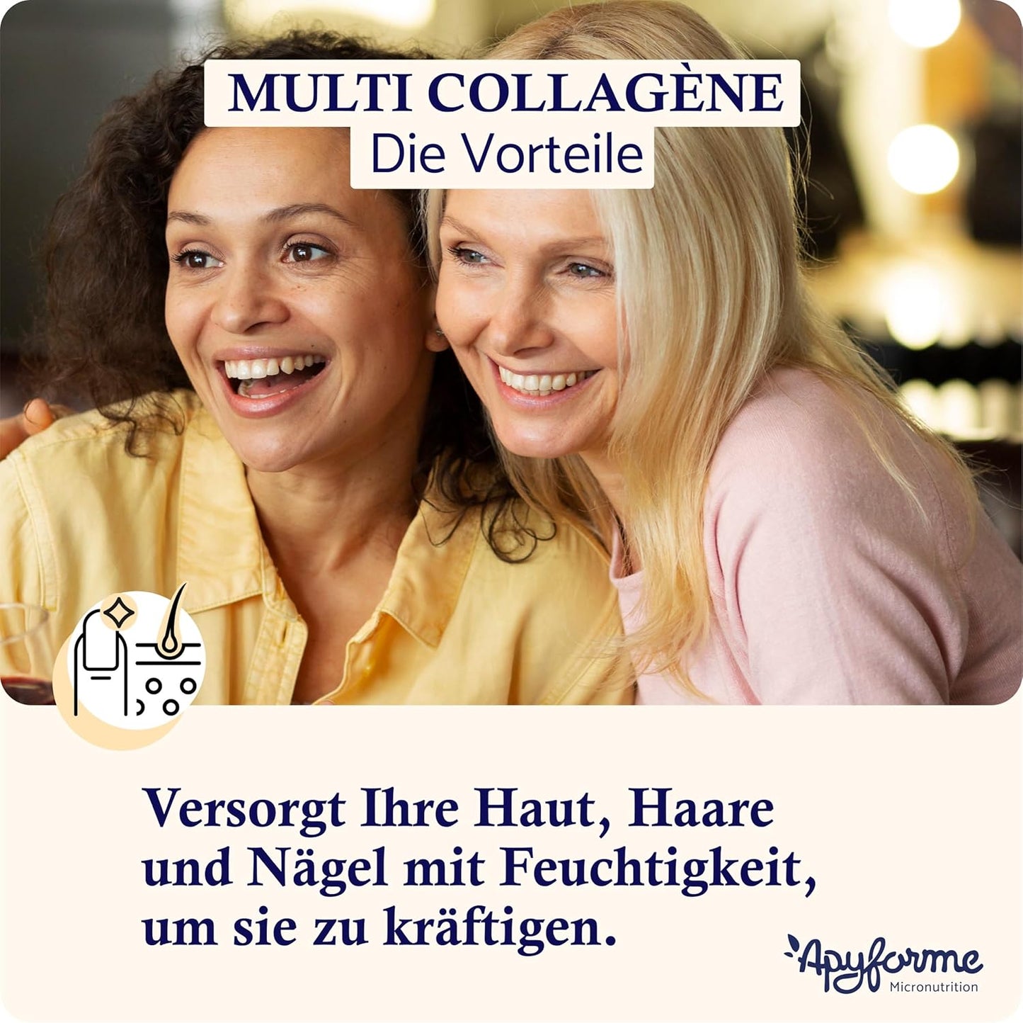 - Patentiertes Kollagen + Hyaluronsäure - Produkt Des Jahres 2023-3 Patente Und 16 Klinische Studien - 2-Monats-Kur - 60 Kapseln - Multi Collagène