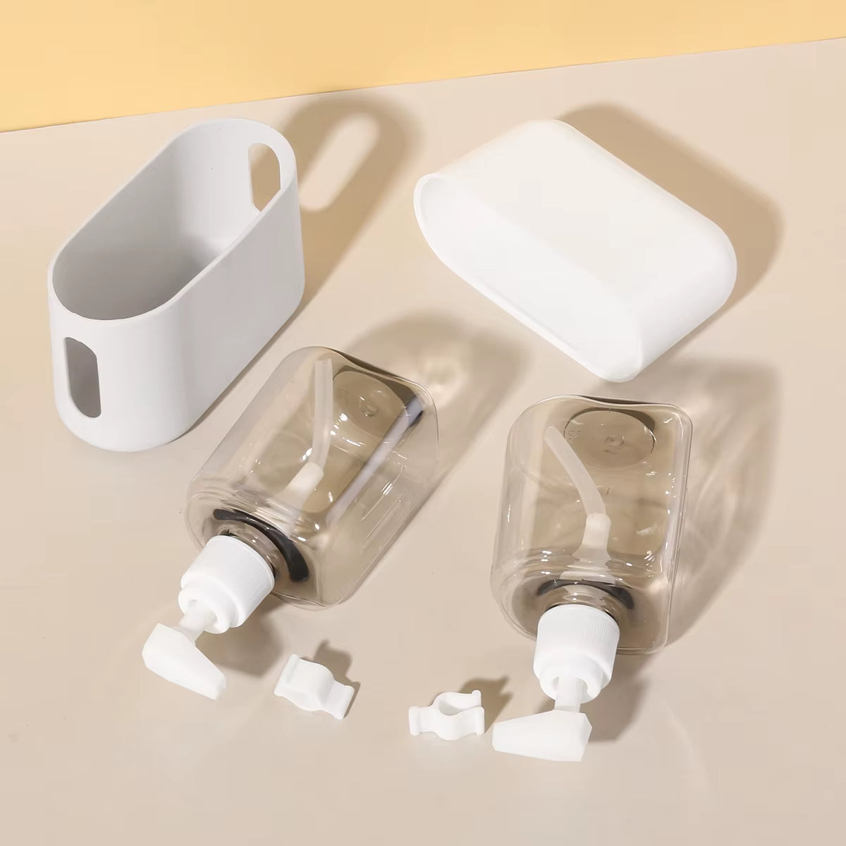2 in 1 100Ml Travel Bottle Set Combination Shampoo Shower Gel Hand Wash Lotion Split Empty Bottle Travel Kit Accessories