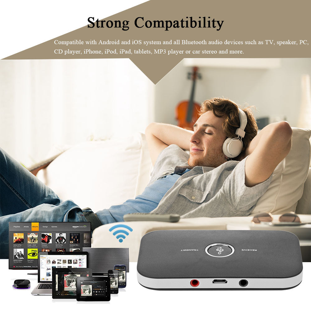 2 in 1 Bluetooth 4.1 Audiozender & Ontvanger