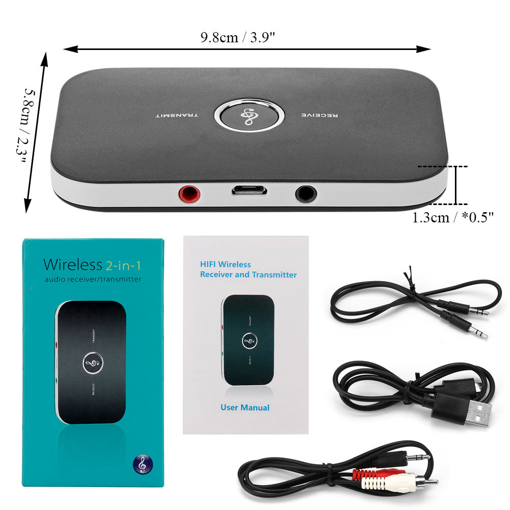 2 in 1 Bluetooth 4.1 Audiozender & Ontvanger