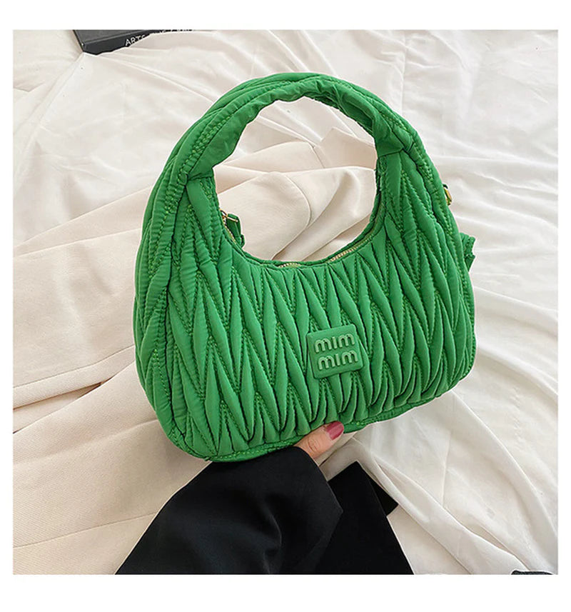 Luxury Brand Nylon Hobos Shoulder Bag for Women Handbag Clutch Purses 2023 New Brand Designer Evening Tote with Coin Purse