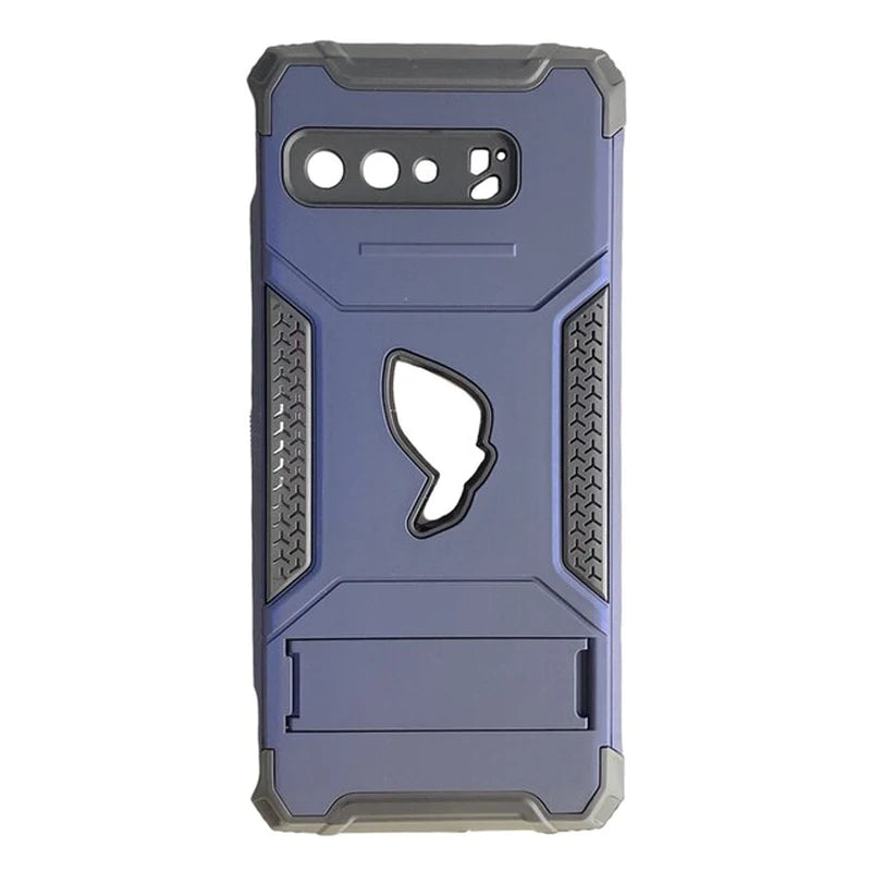 ZSHOW Armour Case for ASUS ROG Phone 3 Case Air Trigger Compatible with Kickstand and Dust Plug Military Grade Drop Protection
