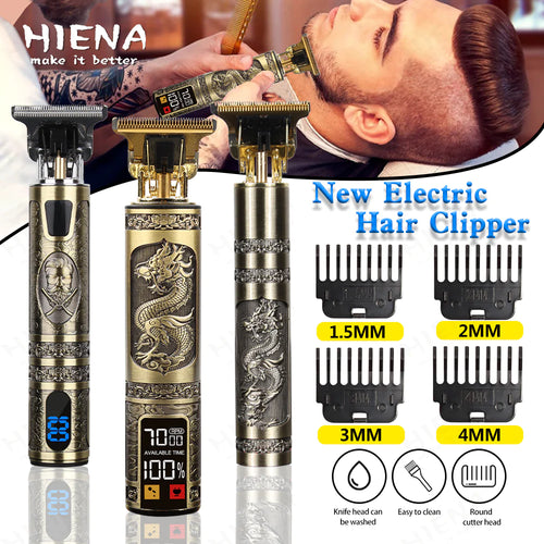 T9 USB Electric Hair Cutting Machine Rechargeable New Hair Clipper Man Shaver Trimmer for Men Barber Professional Beard Trimmer