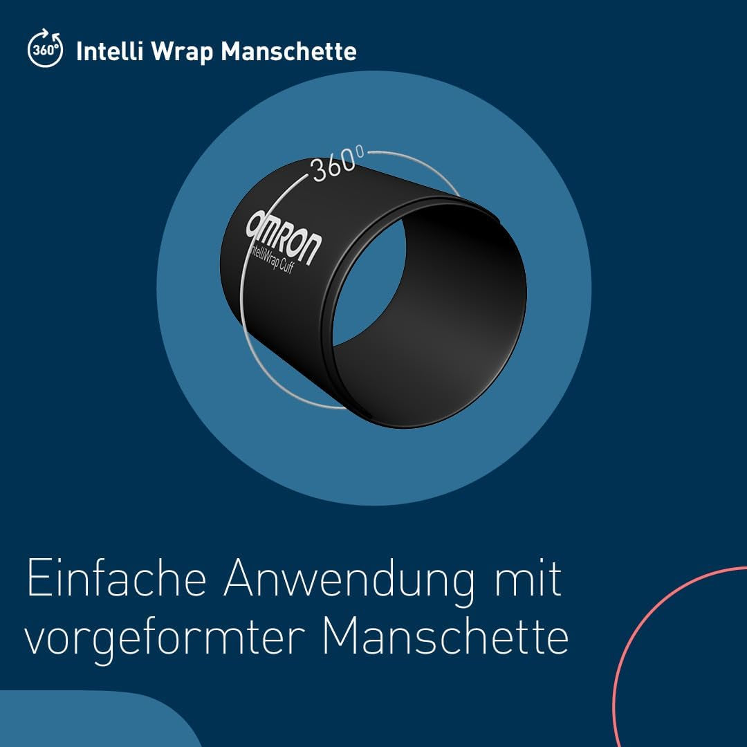 OMRON X7 Smart - Automatisches Oberarm-BlutdruckmessgerΓ€t | Testsieger Stiftung Warentest 11/23 | Afib-Erkennung | Klinisch Validiert - Auch FΓΌr Diabetiker | Mit Kostenloser Smartphone App | 22-42 Cm