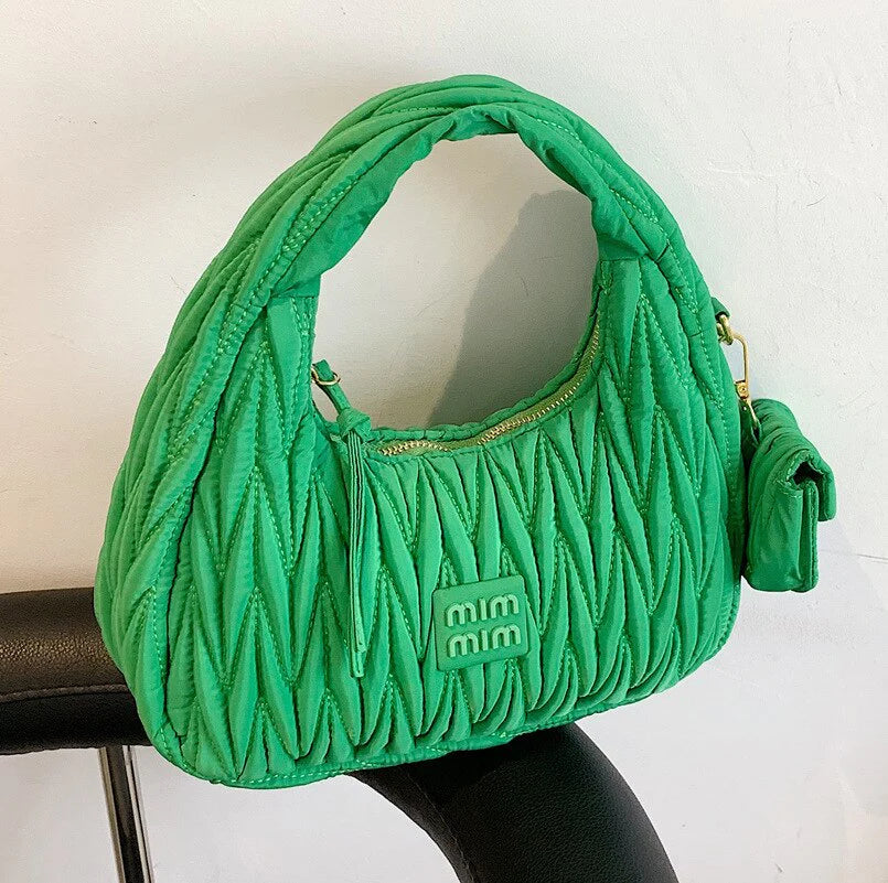 Luxury Brand Nylon Hobos Shoulder Bag for Women Handbag Clutch Purses 2023 New Brand Designer Evening Tote with Coin Purse