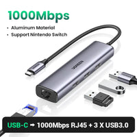Usb-C 1000Mbps Alu