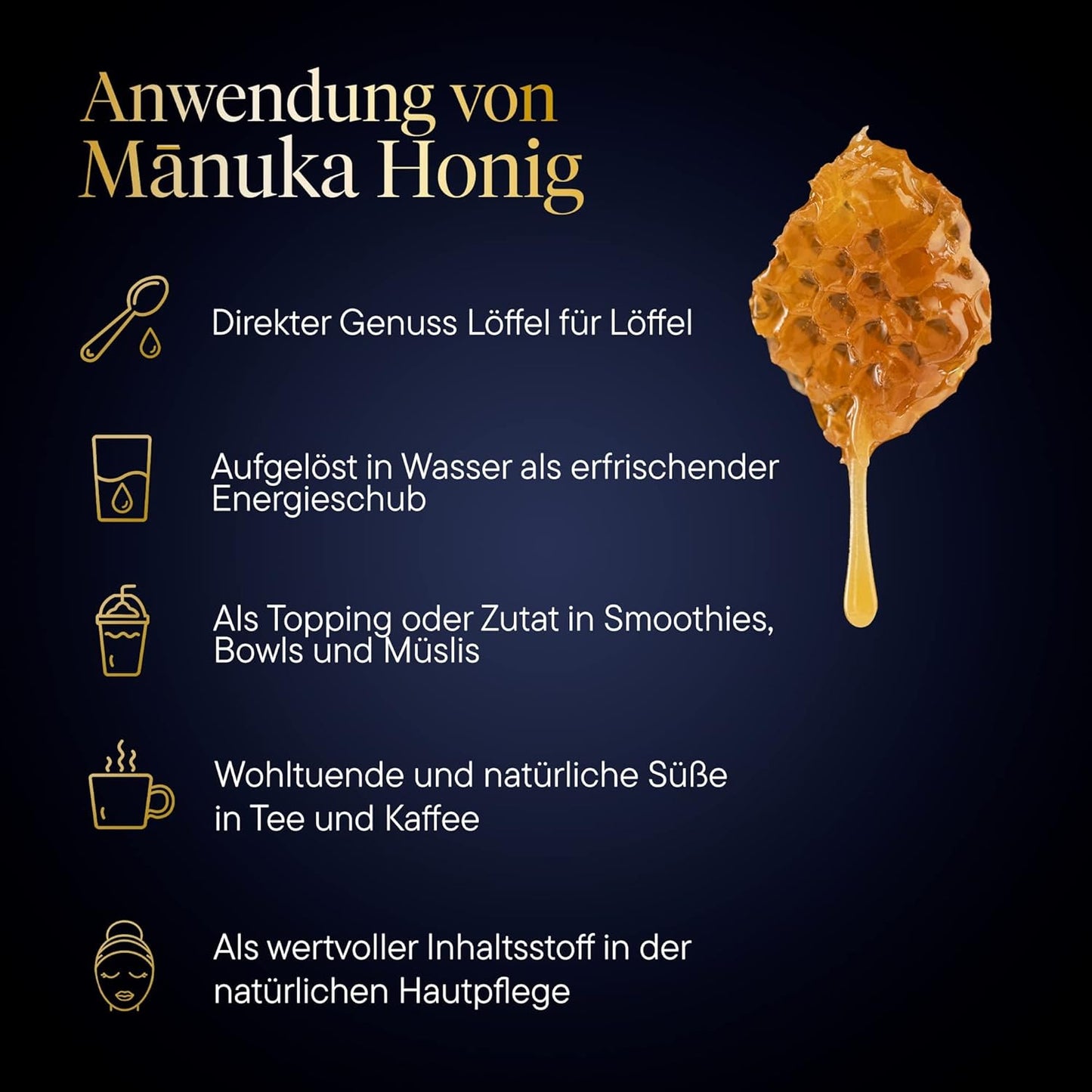 Manuka Health - Manuka Honig MGO 250+ (500 G) - 100% Pur Aus Neuseeland Mit Zertifiziertem Methylglyoxal Gehalt
