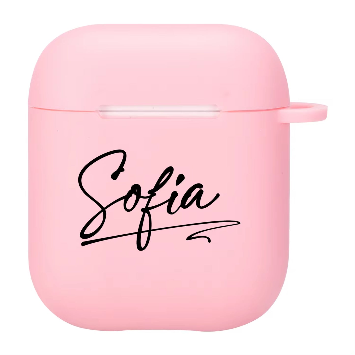 Custom Name for Airpods 2 Case Soft Silicone Luxury Cover DIY Letters for Air Pod Funda Airpods Cases Earphone Accessories Coque