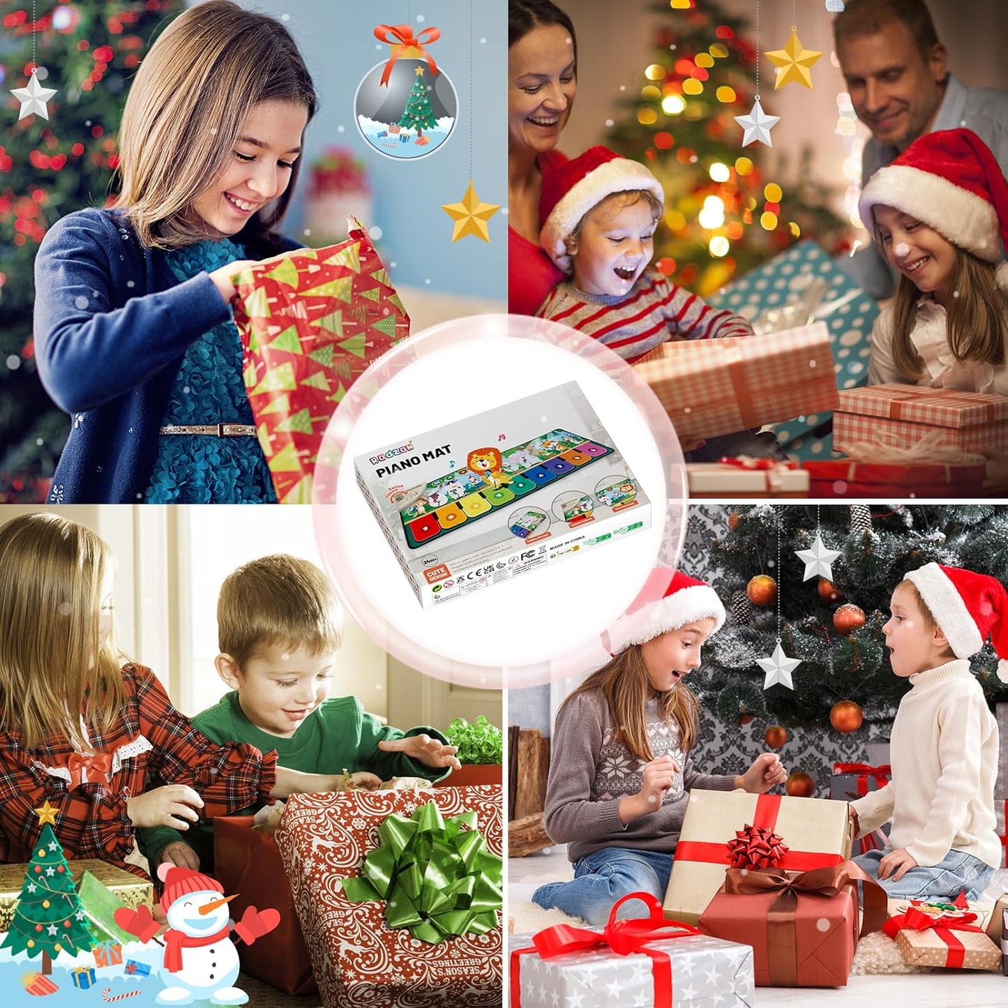 Enchanting Musical Play Mat for Babies 1 Year+ - 19 Songs & 10 Animal Sounds | Ideal Gift for Toddlers Aged 1-3 for Birthdays & Christmas!