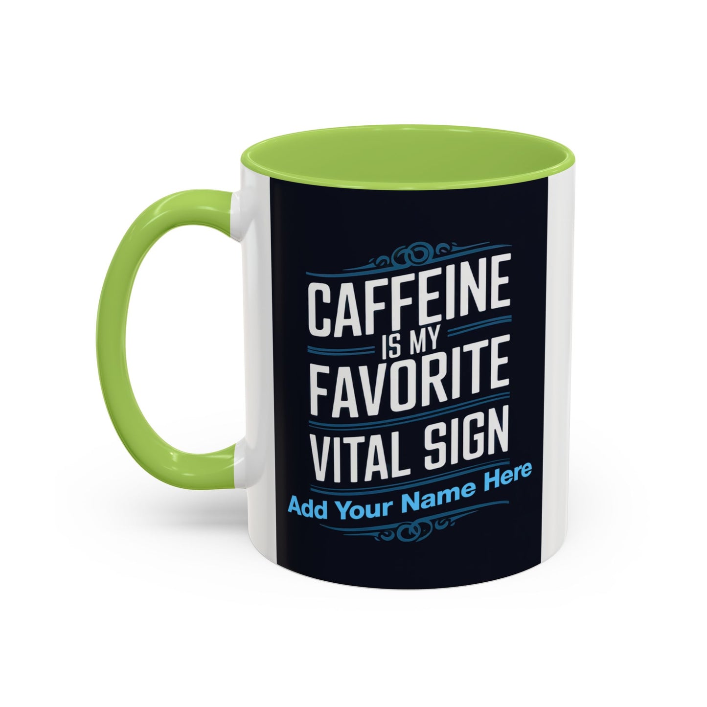 Personalized Coffee Mug | Add Your Own Name or Message |Initials Coffee Mug | Monogrammed Elegance for Your Morning  | Custom Mug (11, 15oz)