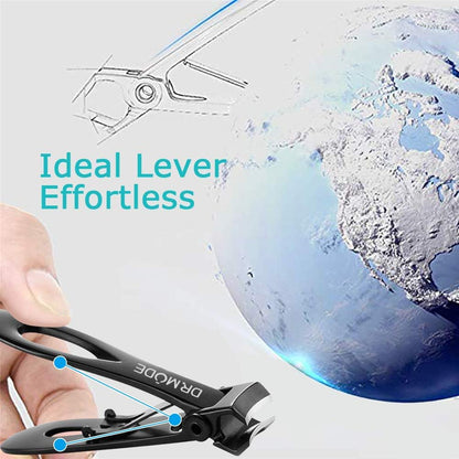 DRMODE Nagelknipser Für Fingernägel & Fußnägel Mit Build-In Nagelfeile,Edelstahl Scharf Nagelzwicker Nail Clipper Nagelpflegeset Für Damen Und Herren - 2Pcs
