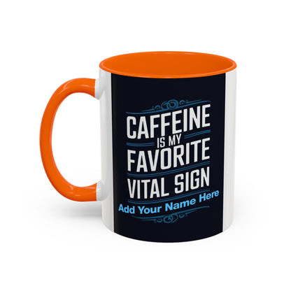 Personalized Coffee Mug | Add Your Own Name or Message |Initials Coffee Mug | Monogrammed Elegance for Your Morning  | Custom Mug (11, 15oz)