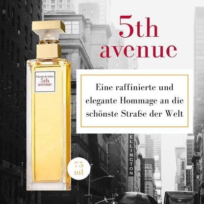 Elizabeth Arden - 5Th Avenue, Eau De Parfüm, Parfümspray Für Damen, Elegant Und Luxuriös Mit Blumigen Noten Von Rosa Magnolie, Veilchen Und Bernstein, Frisches Und Leichtes Aroma