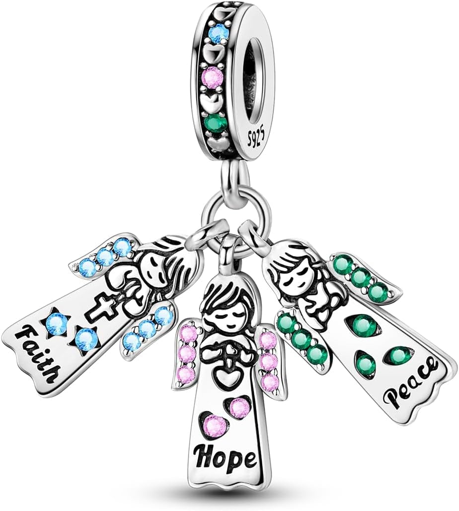 MULA 925 Silber Charms Anhänger für Armbänder und Halsketten – Perfekt kompatibel mit europäischen Designs für Frauen
