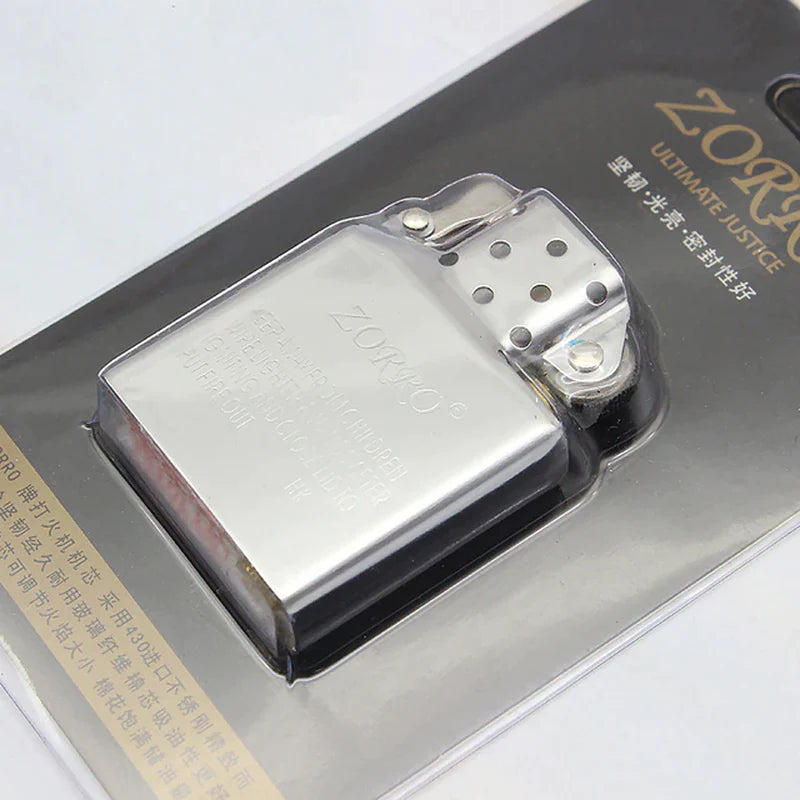 ZORRO Original Dual Fire Torch Lighter Gas Kerosene Jet Windproof Cigar Lighter Flint Movement Inflatable Lighter Liner DIY Tool